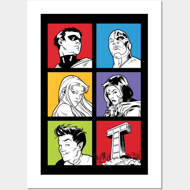 Titans Wall Art by Castor Lucas